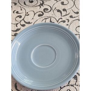 Homer Laughlin Pale Blue Ceramic Saucer